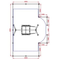 Columpio INOX Inclusivo para SILLA DE RUEDAS