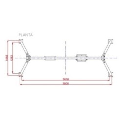 Columpio biplaza INOX