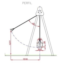 Columpio biplaza INOX