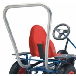 Barra de seguridad plateada