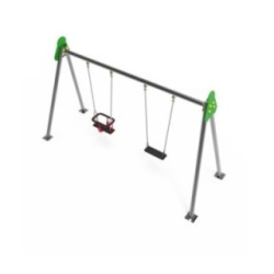 Columpio biplaza INOX