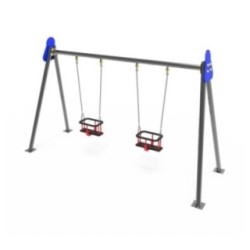 Columpio biplaza INOX
