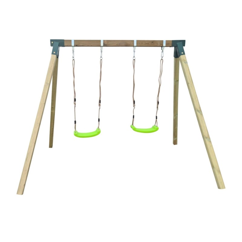 Columpio doble madera cuadrada Masgames REIKO L