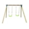 Columpio doble madera cuadrada Masgames REIKO L