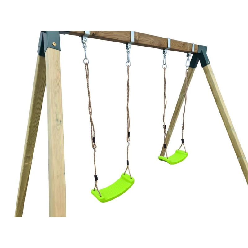 Columpio doble madera cuadrada Masgames REIKO L