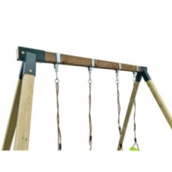 Columpio doble madera cuadrada Masgames REIKO L