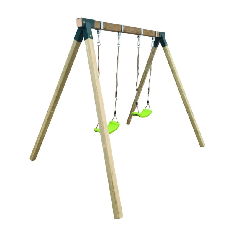Columpio doble madera cuadrada Masgames REIKO L