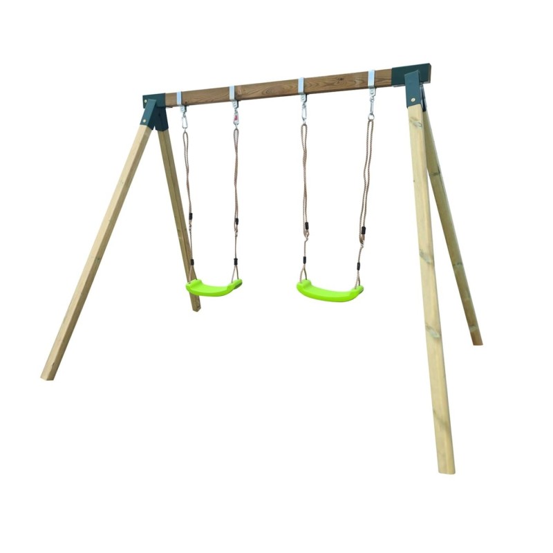 Columpio doble madera cuadrada Masgames REIKO L