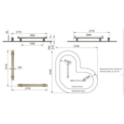 Barras de equilibrio de madera MASGAMES INDIANA