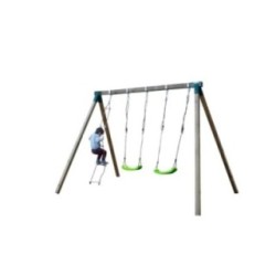 Columpio de madera cuadrada Masgames YUA XL