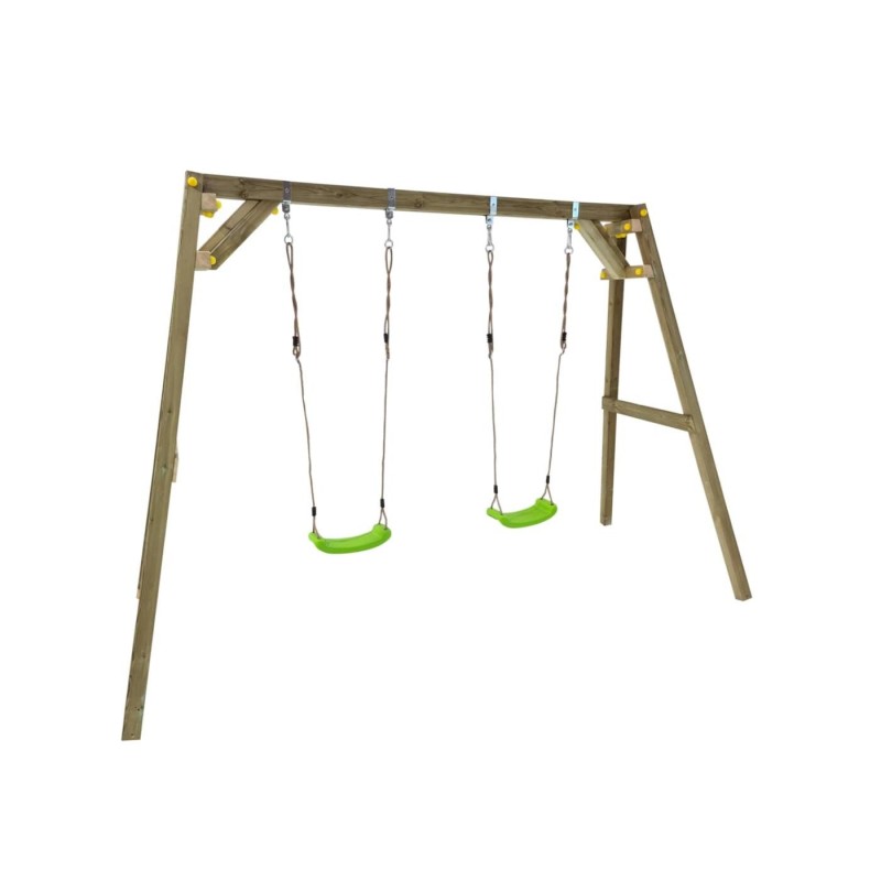 Columpio de madera cuadrada Masgames XYLO XL