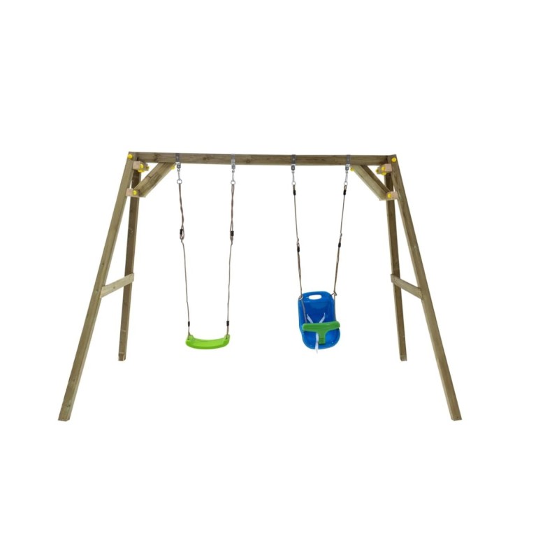 Columpio de madera cuadrada Masgames XYLO XL