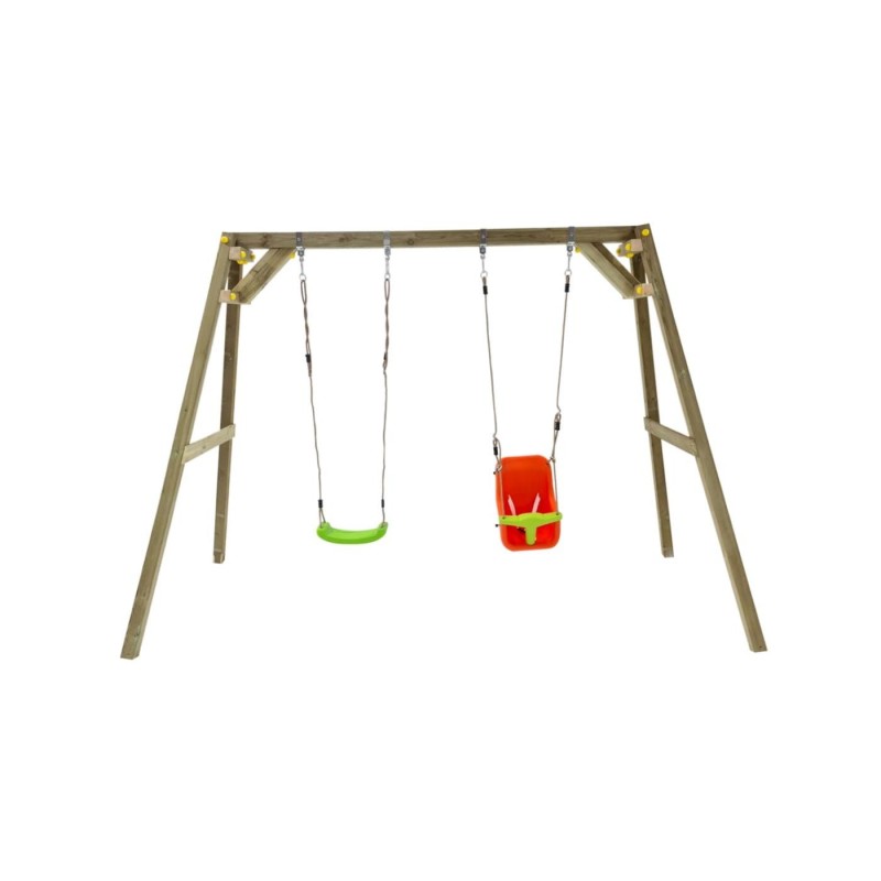 Columpio de madera cuadrada Masgames XYLO XL