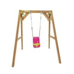 Columpio de madera cuadrada Masgames XYLO XL individual