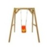 Columpio de madera cuadrada Masgames XYLO XL individual