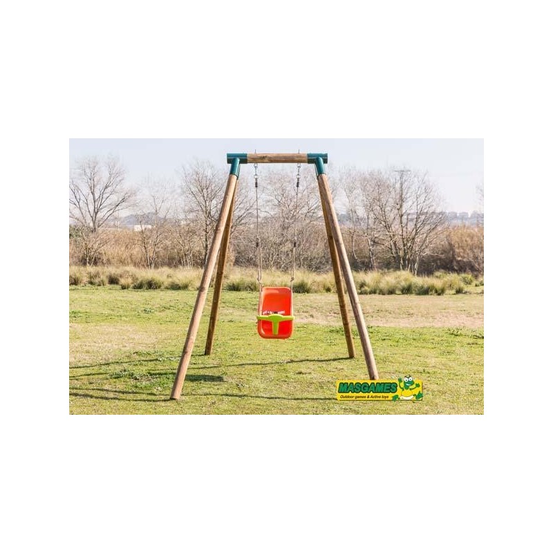 Columpio individual Masgames KELUT XL con asiento bebé