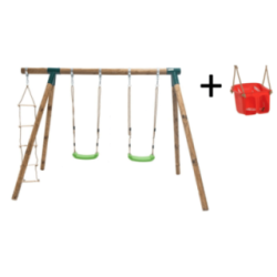 Columpio triple Masgames KADI L Deluxe + asiento bebé