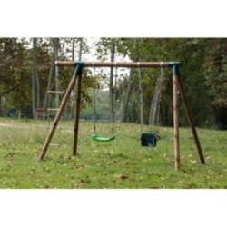 Columpio triple Masgames KADI L Deluxe + asiento bebé