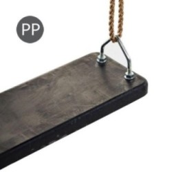 Columpio doble madera cuadrada MASGAMES KARAI DELUXE ADULTOS asientos con cuerda