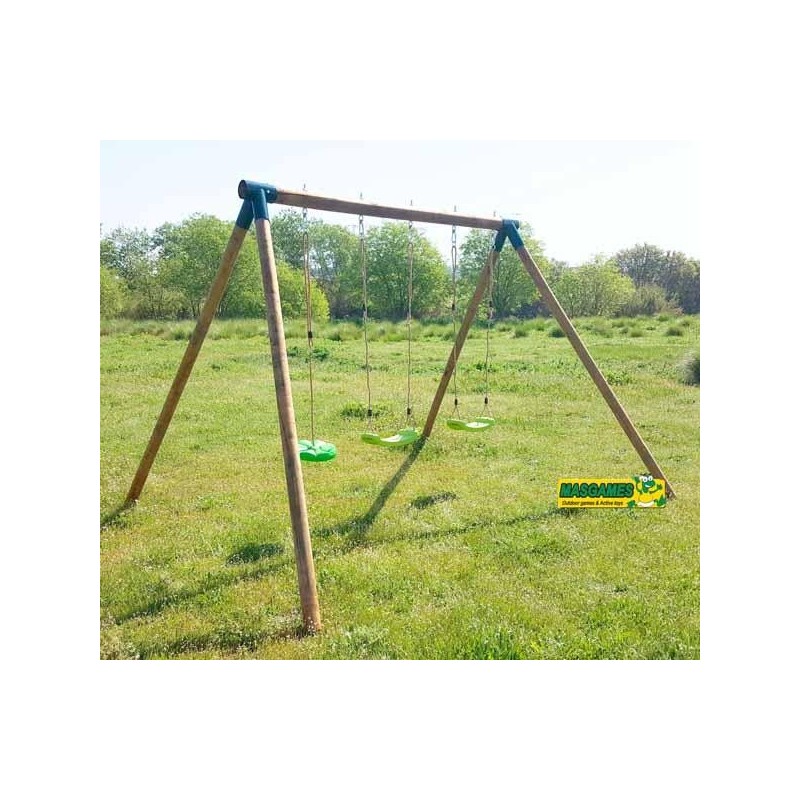 Baloiço triplo Masgames KIBO XL Plus