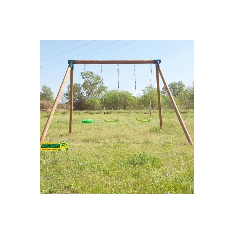 Baloiço triplo Masgames KIBO XL Plus