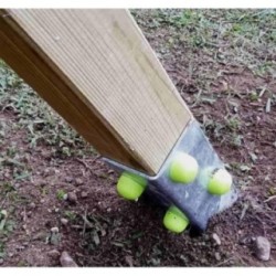 Columpio doble de madera MASGAMES Vega