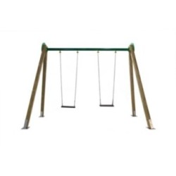 Gronxador doble de fusta MASGAMES Draco seients plans