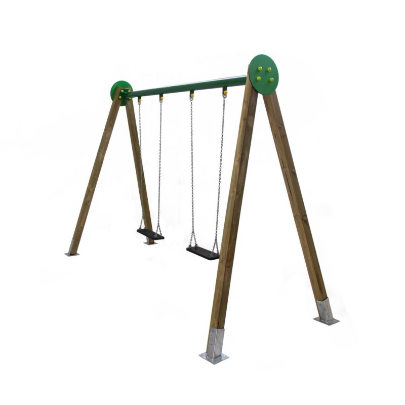 Gronxador doble de fusta MASGAMES Draco seients plans