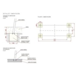 Columpio biplaza metálico asientos planos
