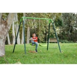 Baloiço metálico duplo MASGAMES OLEA + assento criança