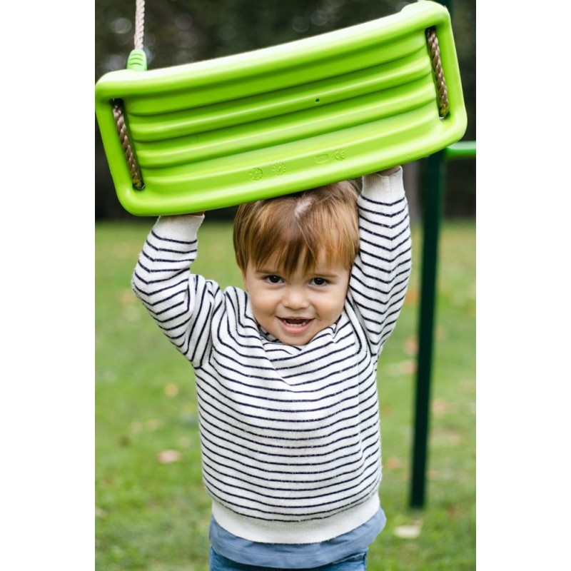 Columpio metálico triple MASGAMES GINGO + asiento bebé