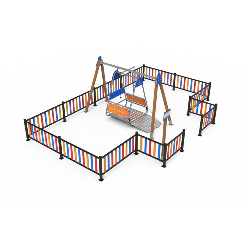 Columpio Inclusivo para SILLA DE RUEDAS