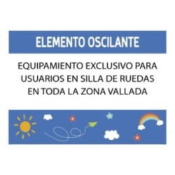 Columpio Inclusivo para SILLA DE RUEDAS