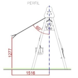 Gronxador triple Metàl·lic CHAXI pla + mixtes