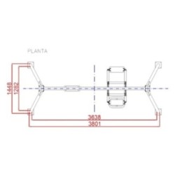 Gronxador triple Metàl·lic CHAXI pla + mixtes
