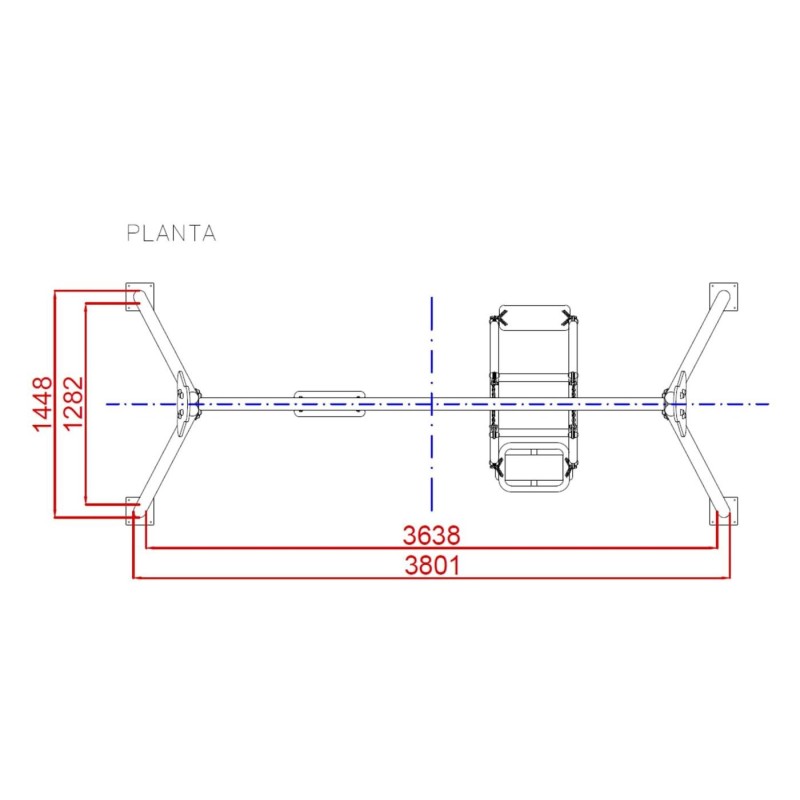 Gronxador triple Metàl·lic CHAXI pla + mixtes