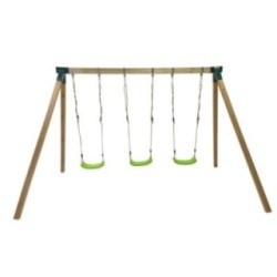 Columpio de madera cuadrada Masgames NORI XL