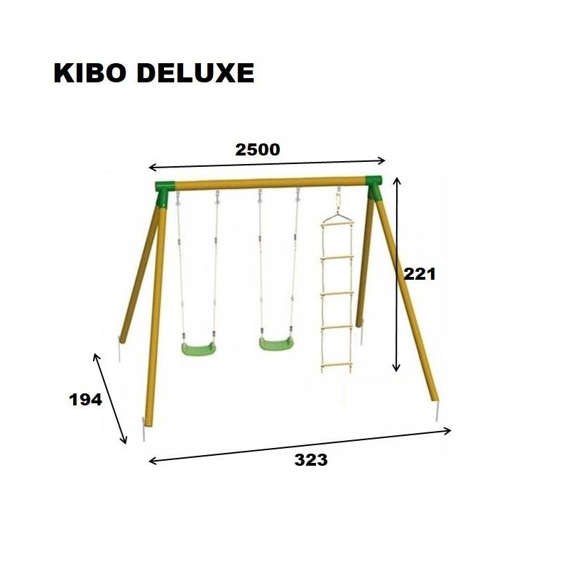 Baloiço triplo Masgames KIBO XL Deluxe