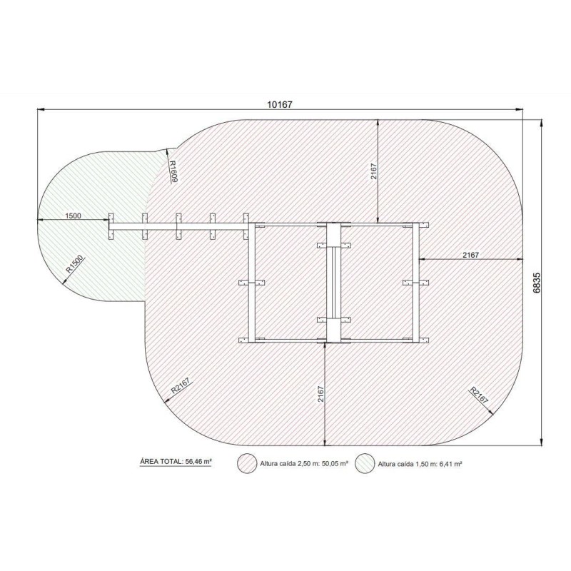 Conjunt modular de parkour Orleans