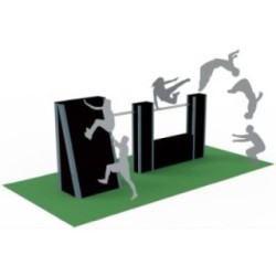 Conjunto modular de parkour Paris