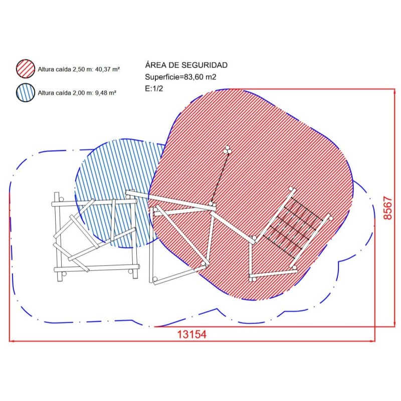 Conjunto de trepas ESPOT