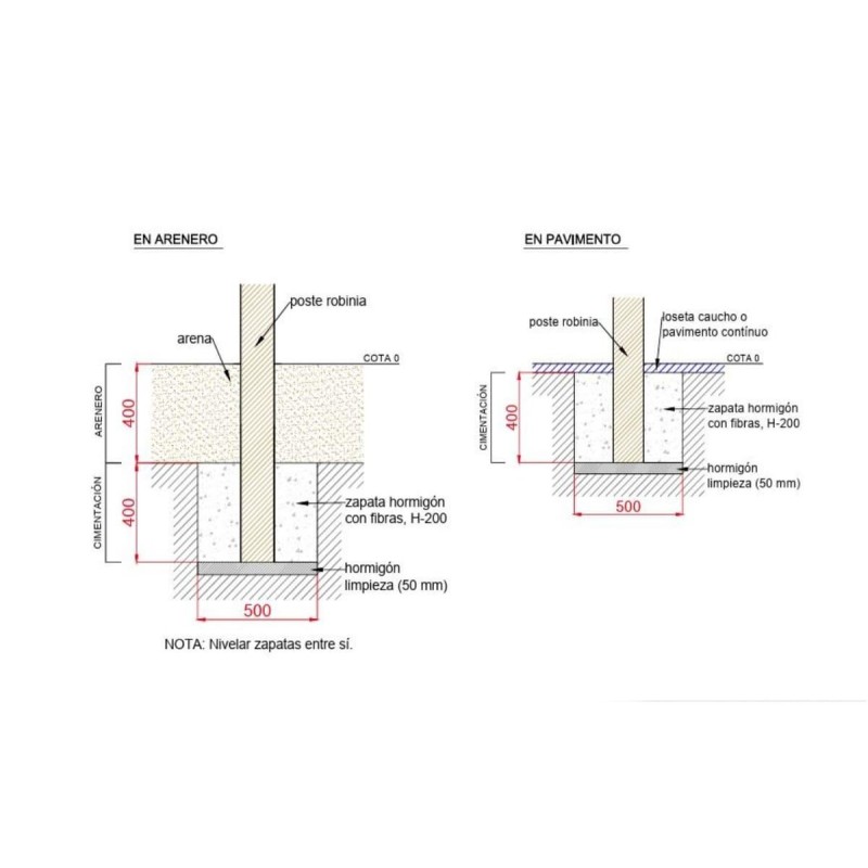 Conjunto de trepas ESPOT