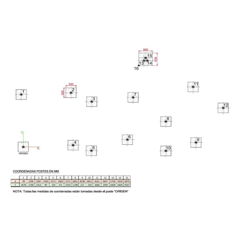 Conjunto de trepas ESPOT