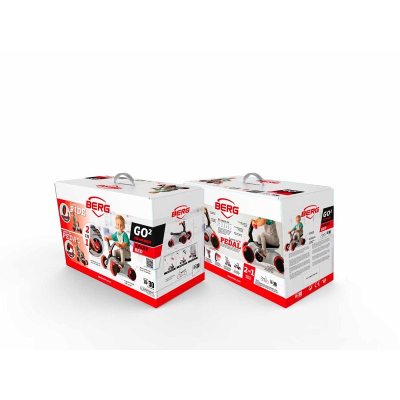 BERG GO² Retro Green andador evolutivo a coche de pedales