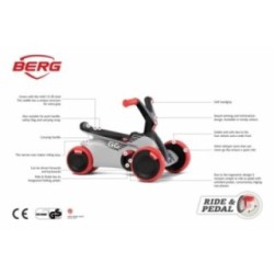 BERG GO² Retro Green andador evolutivo a coche de pedales