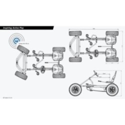Cuadriciclo a pedales BERG DUO COASTER BFR