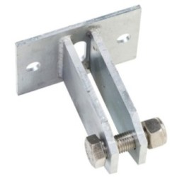 Dispositivo sujeción cable tirolina