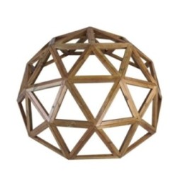 Domo geodésico de madera MASGAMES L