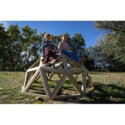 Domo geodésico de madera MASGAMES L