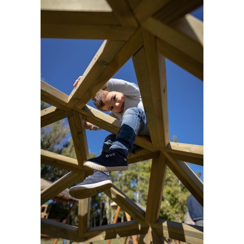Domo geodésico de madera MASGAMES L